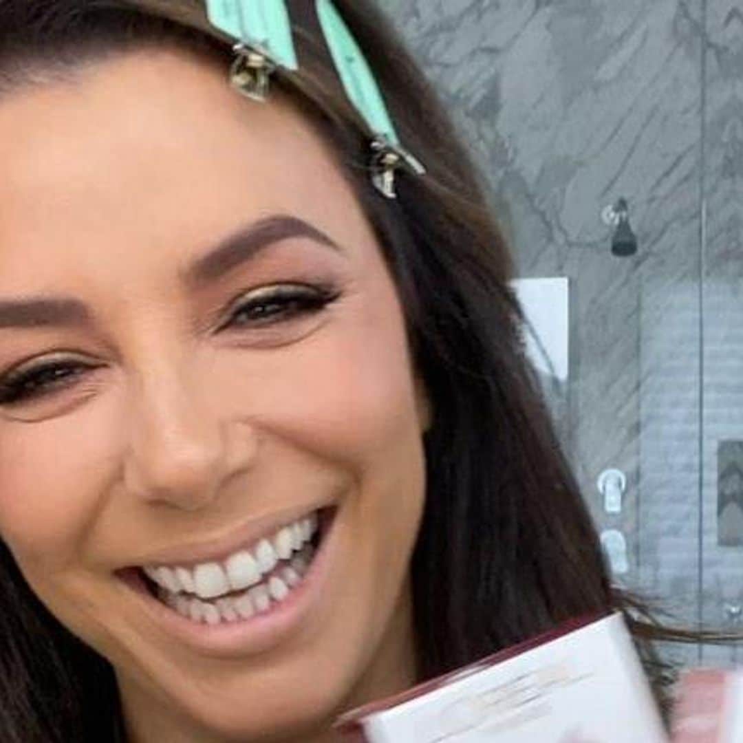 Eva Longoria shares hilarious makeup tutorial outtakes