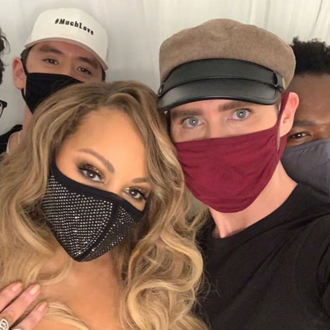 Mariah Carey’s glam squad is also her voting squad