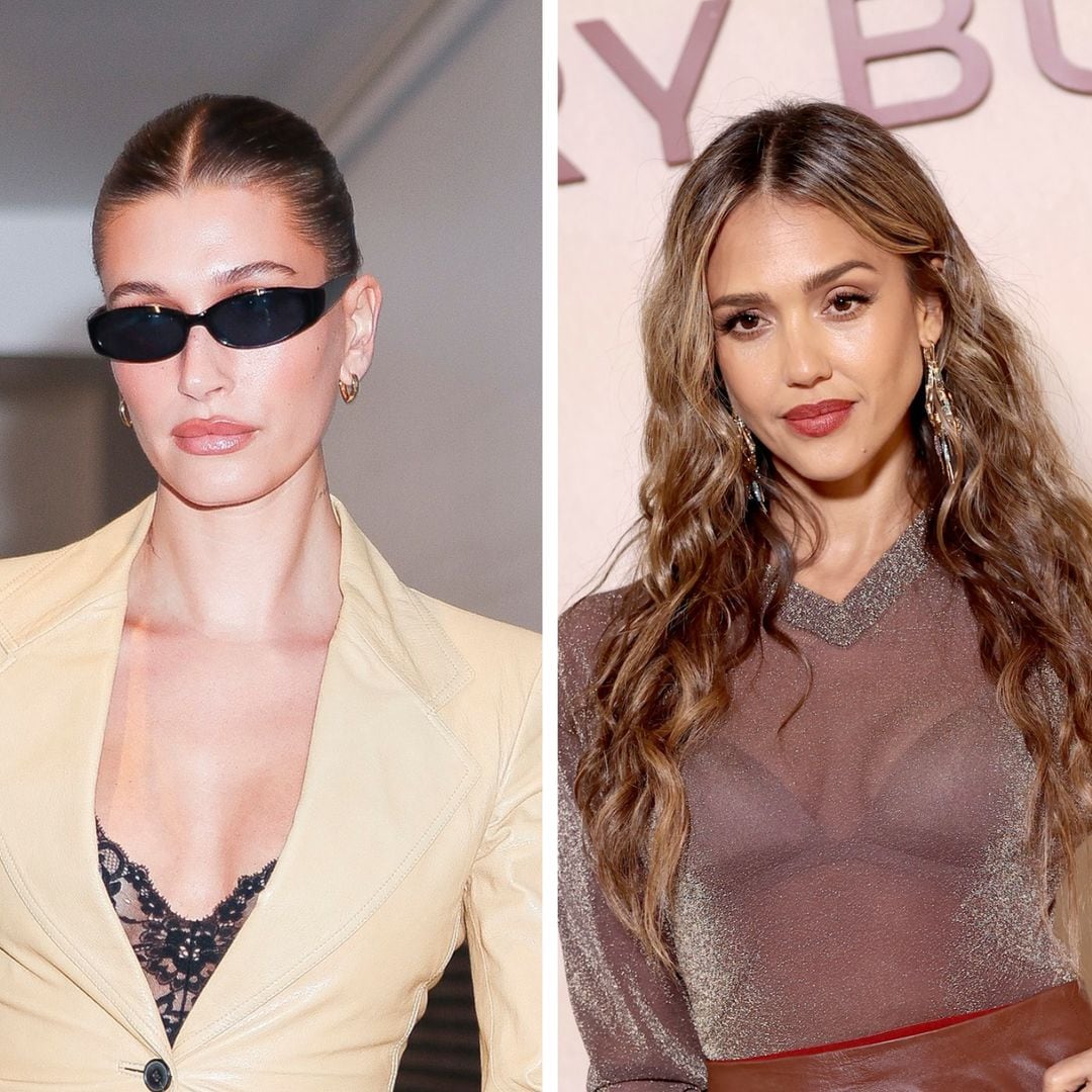 Hailey Bieber and Jessica Alba embrace the satin trend this fall: From silver to chocolate
