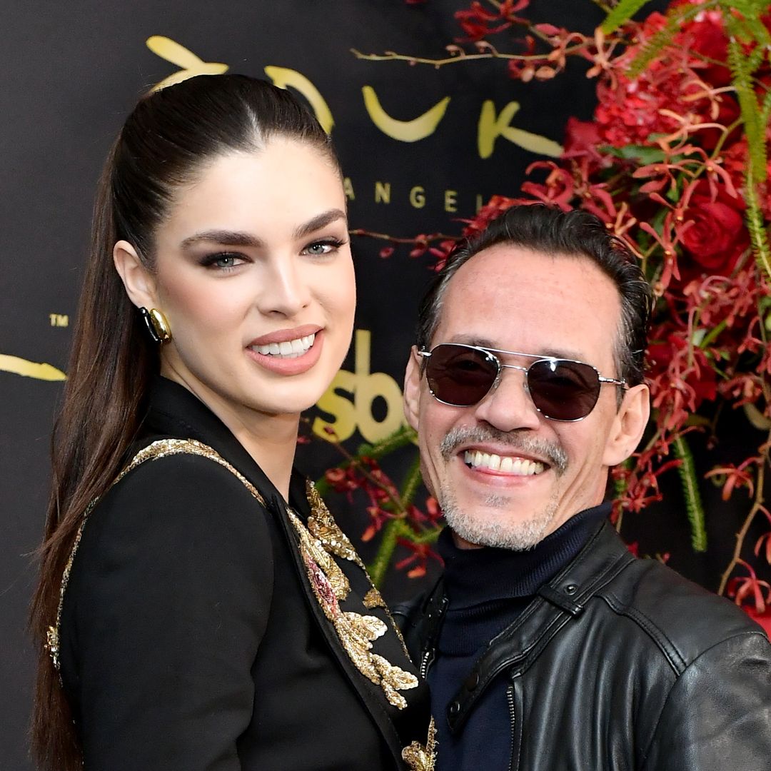Marc Anthony and Nadia Ferreira turn Rauw Alejandro’s show into date night