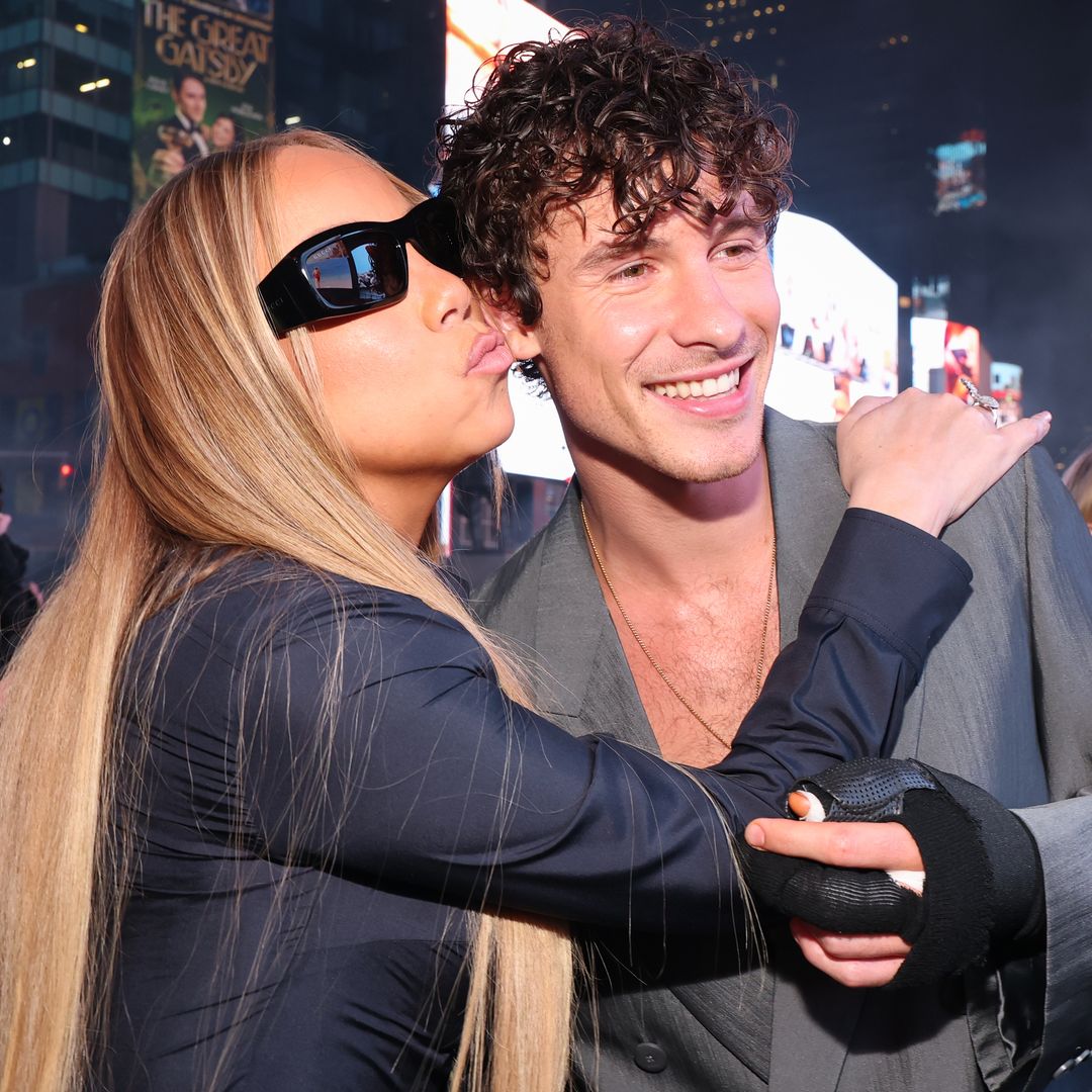 Shawn Mendes appears to be mesmerized with Mariah Carey’s presence at fashion show