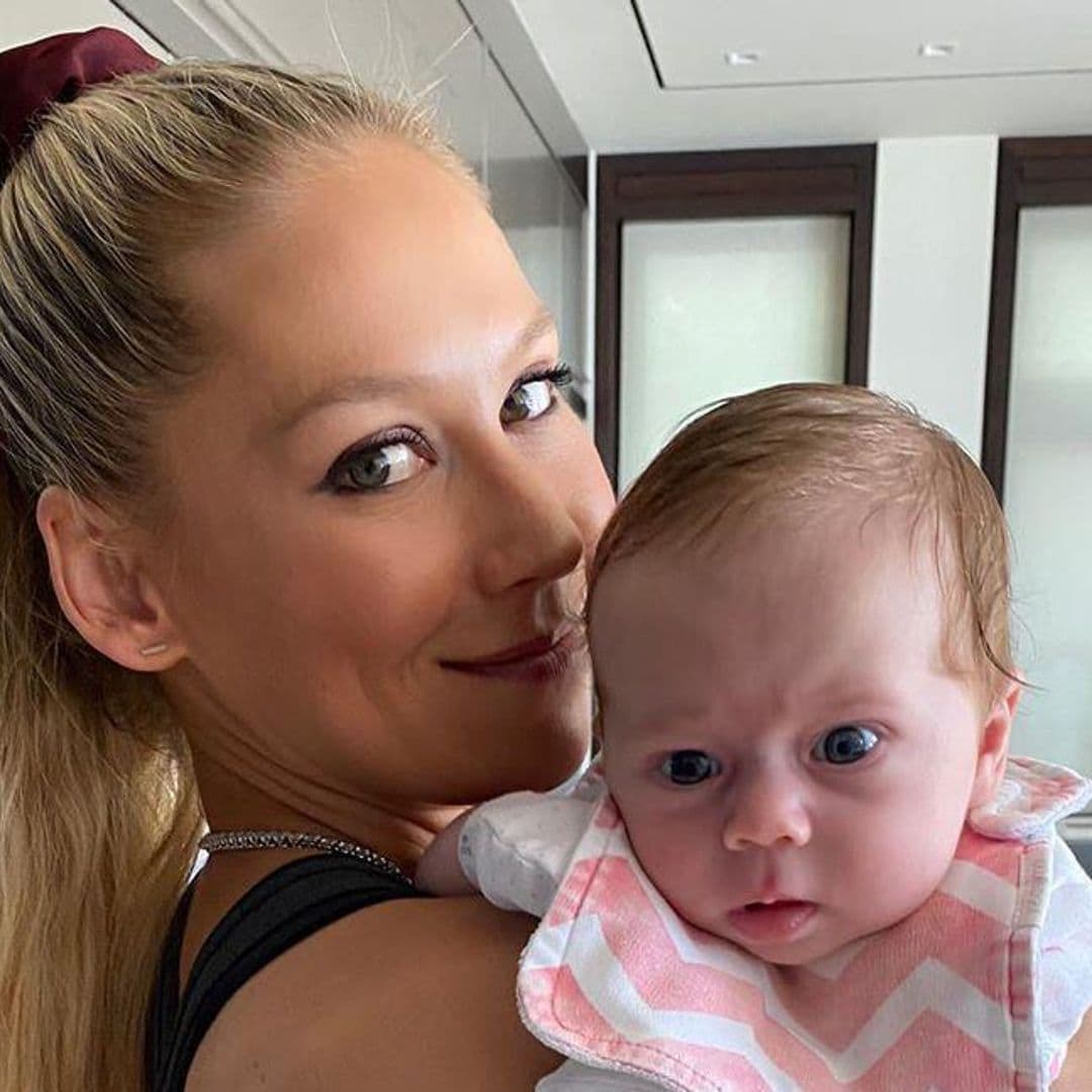 Anna Kournikova shows off baby daughter – but does Mary look more like Enrique Iglesias?