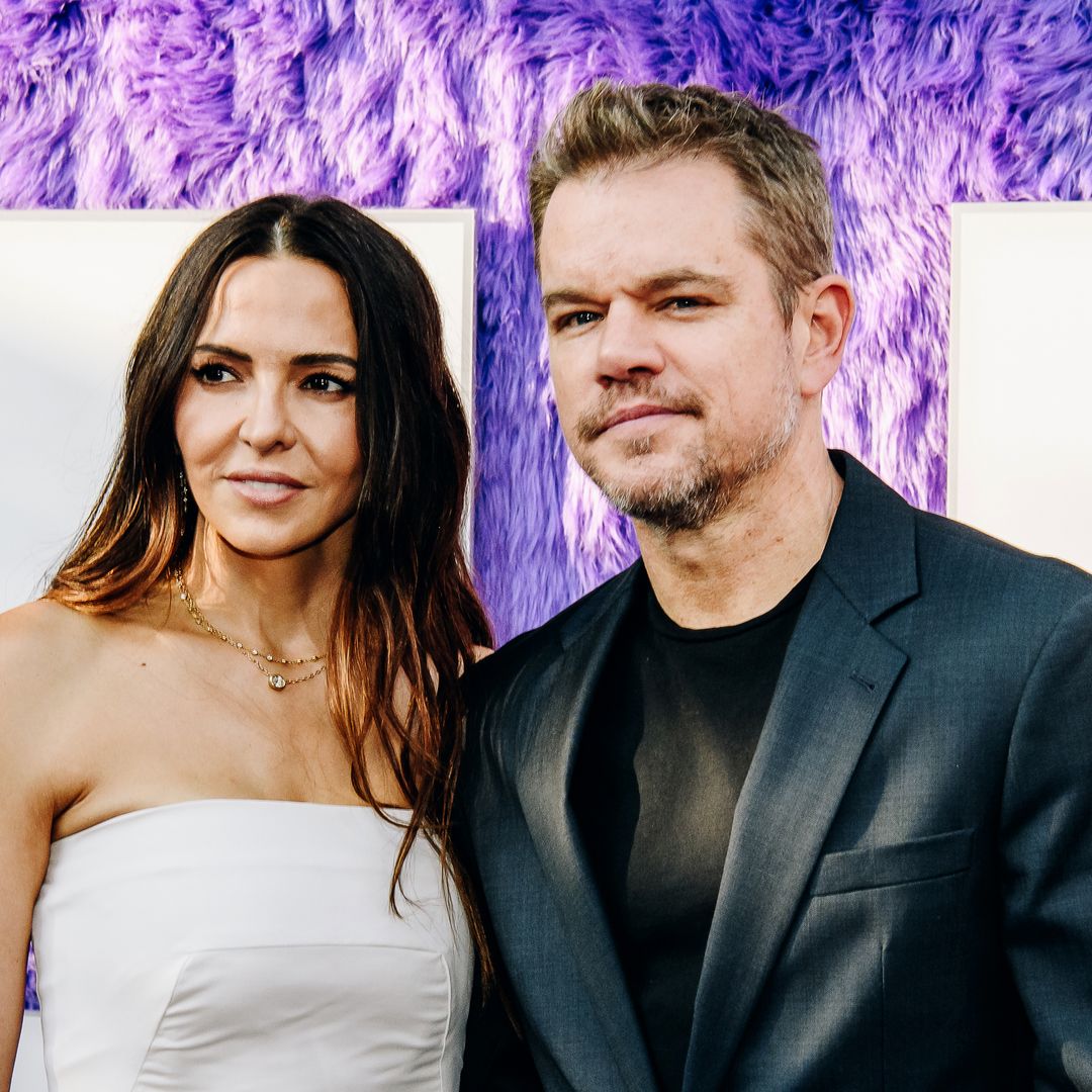 Matt Damon looks unrecognizable in romantic date with wife Luciana Barroso in New York City