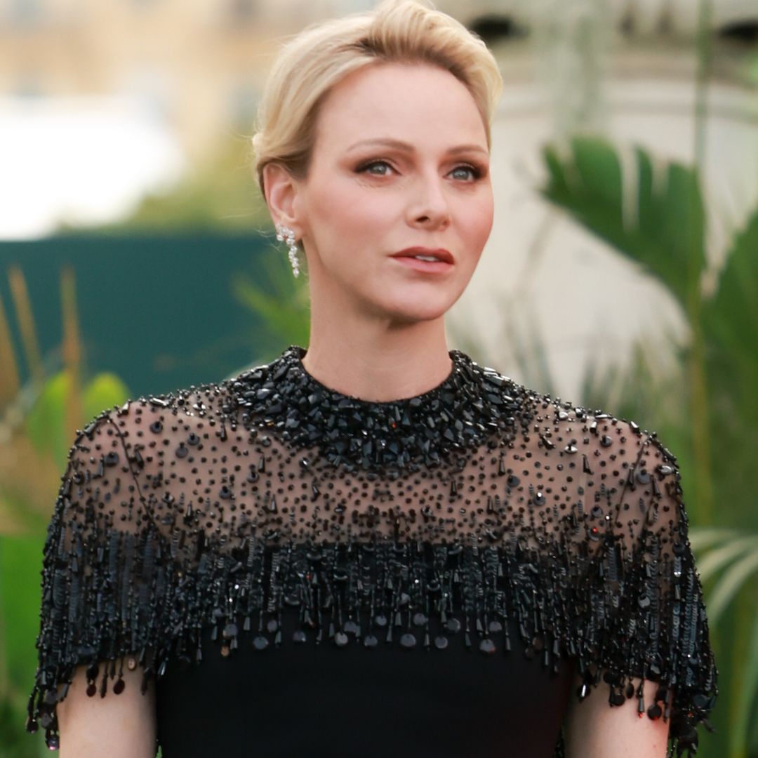 Princess Charlene dazzles in dramatic black gown at star-studded Monaco gala