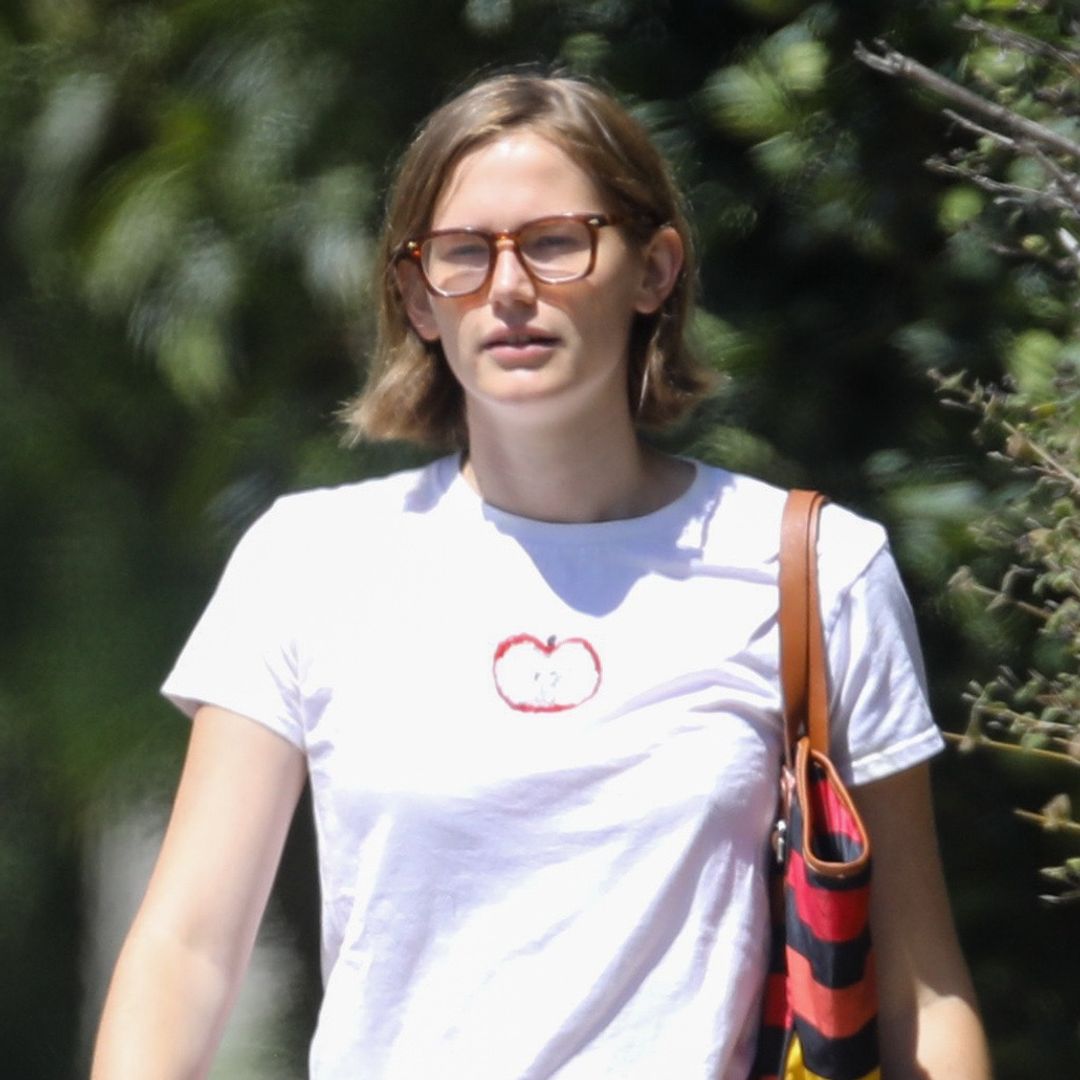 Violet Affleck shows off her height in red shorts on summer break LA outing