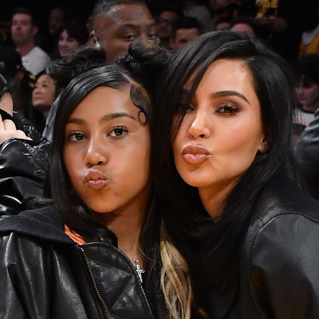 Kim Kardashian was celebrating North West's musical success before Ye's shocking comments
