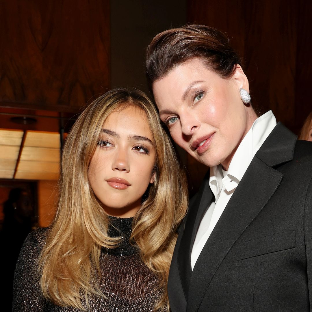 Linda Evangelista and Salma Hayek’s daughter Valentina attend NYC fashion gala in rare outing