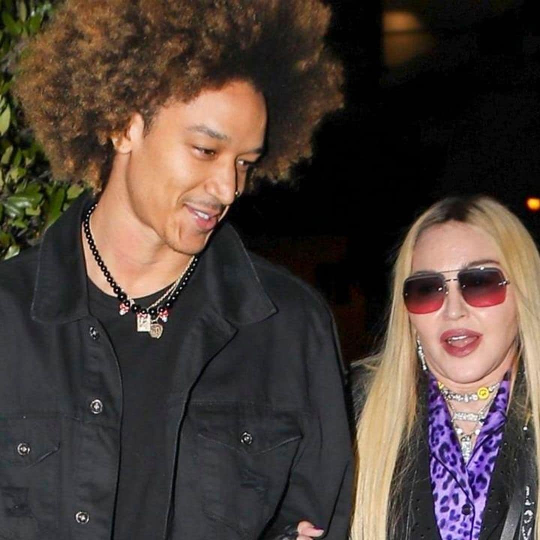 Madonna and her boyfriend enjoy a private late-night Italian dinner