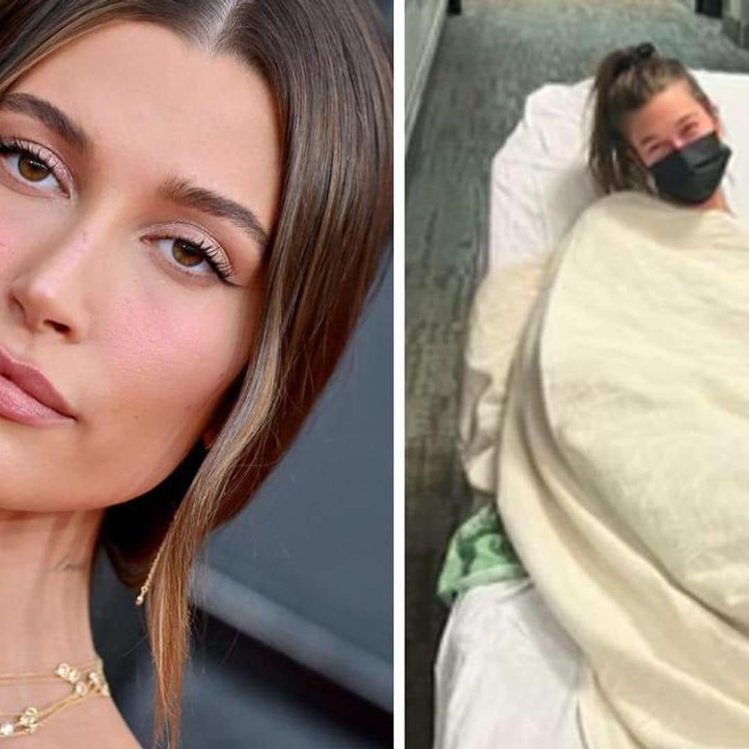 Hailey Bieber shares photos following her ‘mini-stroke’ and says she had a procedure done to her heart