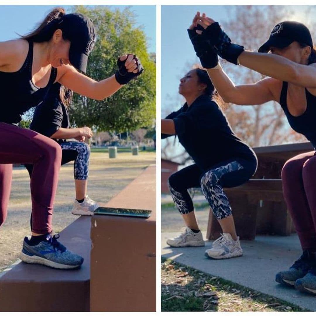 Alessandra Rosaldo and the weight-loss exercises you can do at home