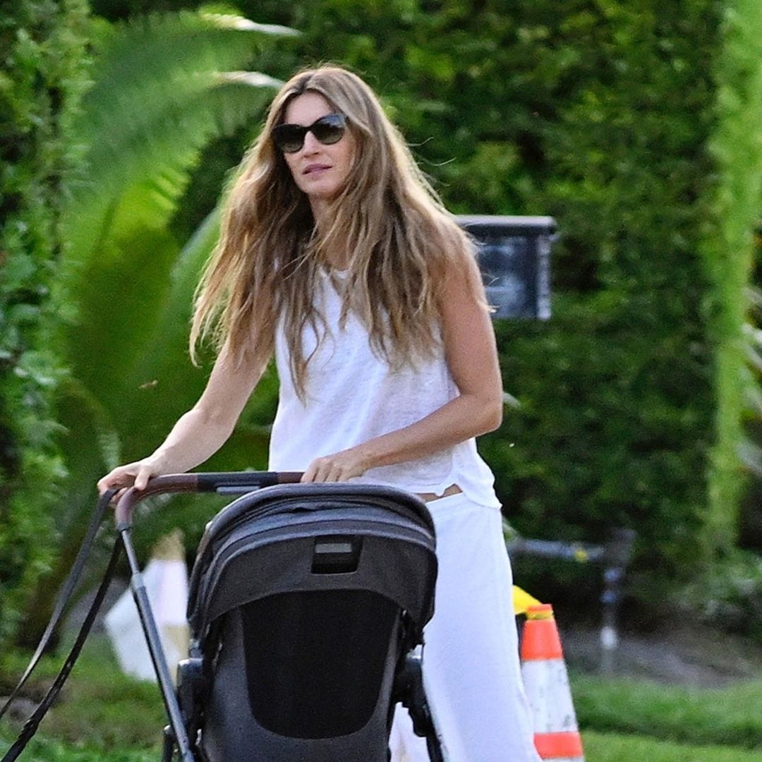 Gisele Bündchen celebrates her baby’s first Halloween with a fun stroll