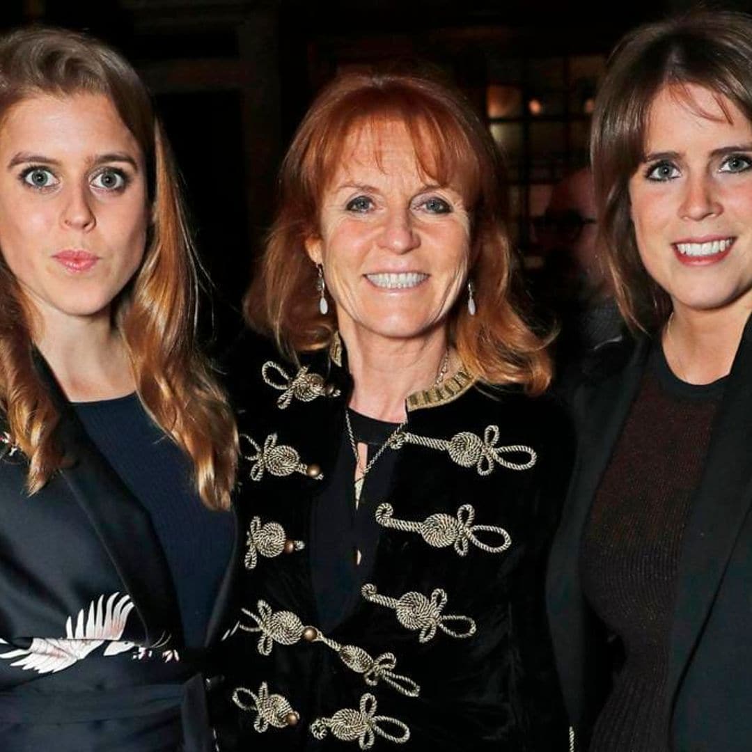 Princess Eugenie and Sarah Ferguson had the best reactions to Beatrice's 'sensational' engagement