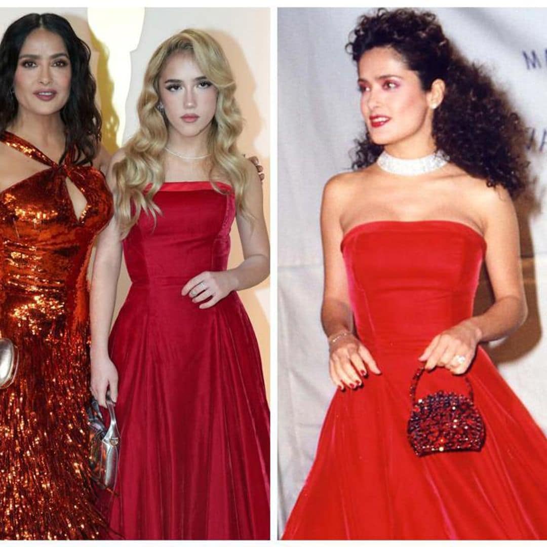 Salma Hayek’s daughter wore her mom’s 90s dress: See more matching moments