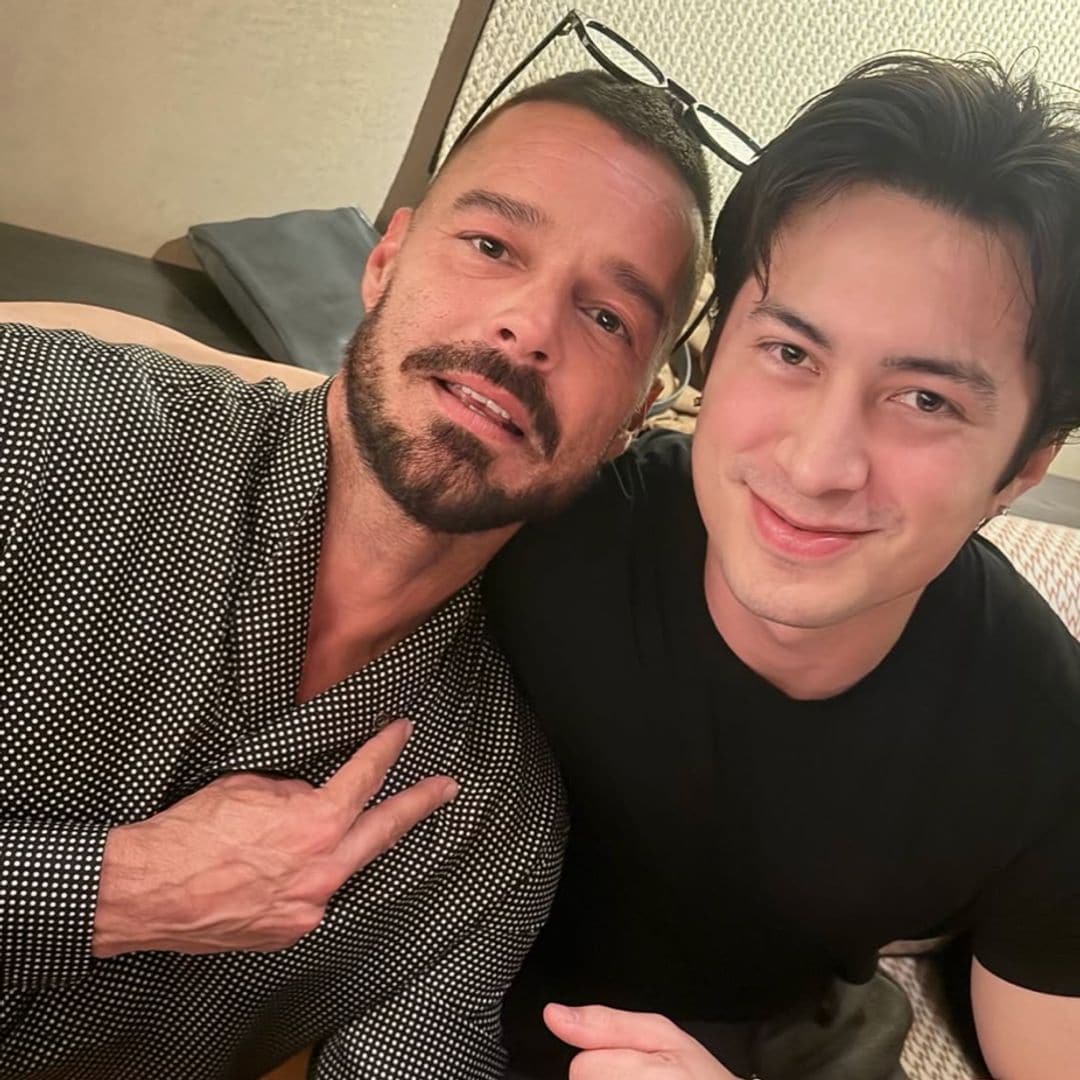 Ricky Martin and 'Heated Rivalry' star Hudson Williams share sweet moment in Milan