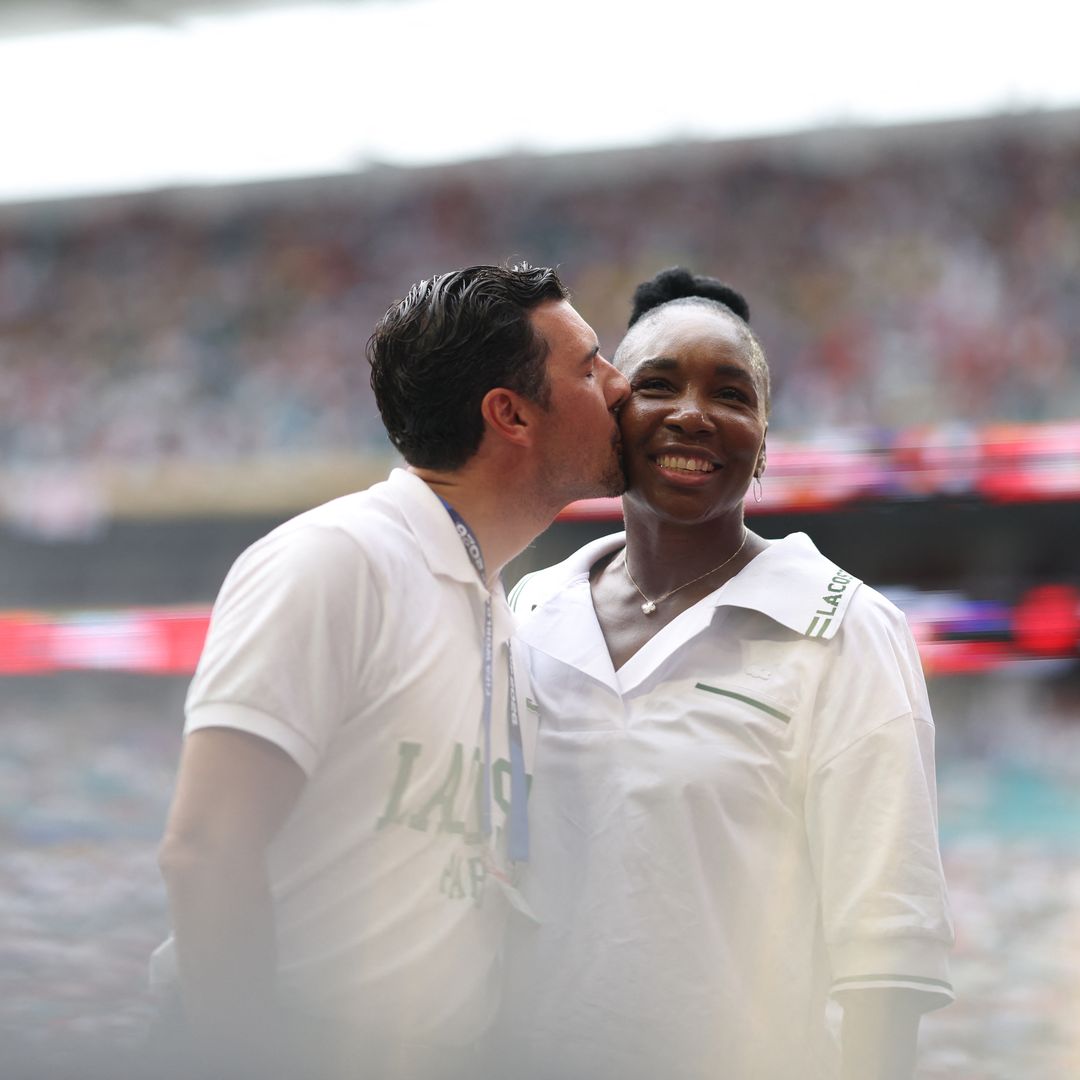 Venus Williams shares sweet moments with new husband Andrea Preti at England-Norway World Cup match