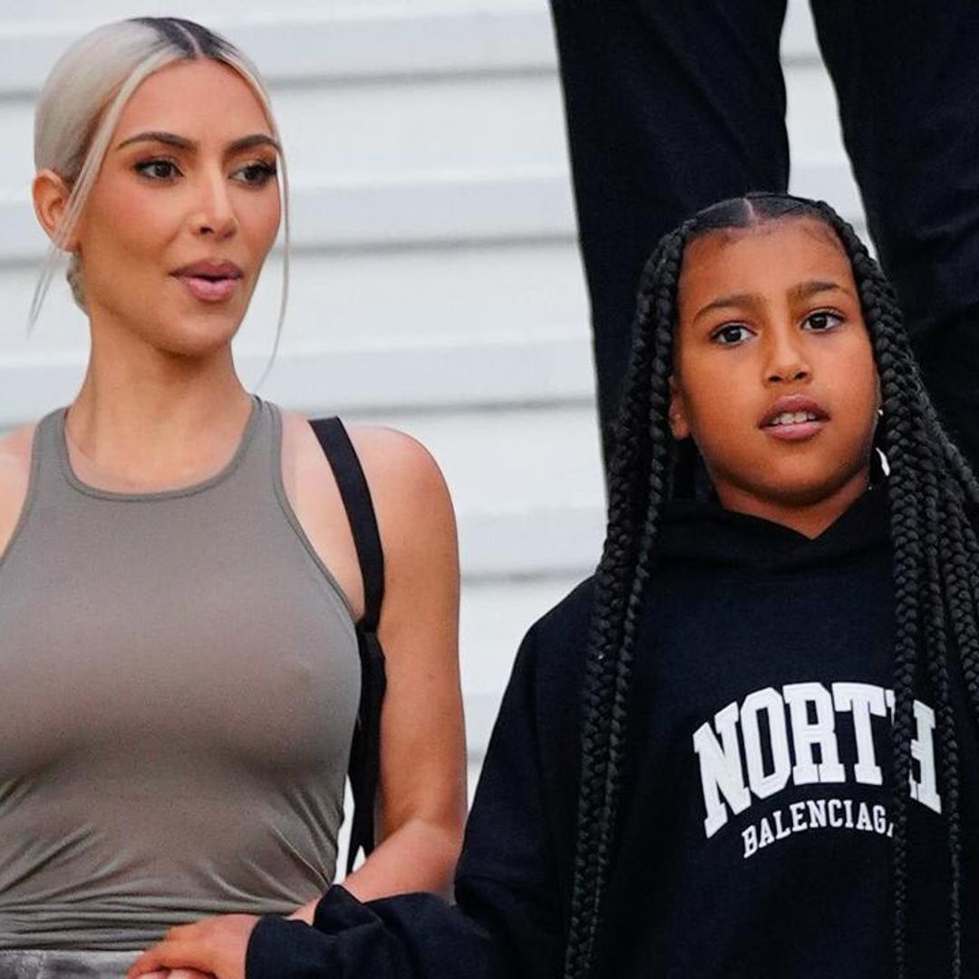 North West looked frustrated asking Kim Kardashian to ‘stop’ filming her during car ride