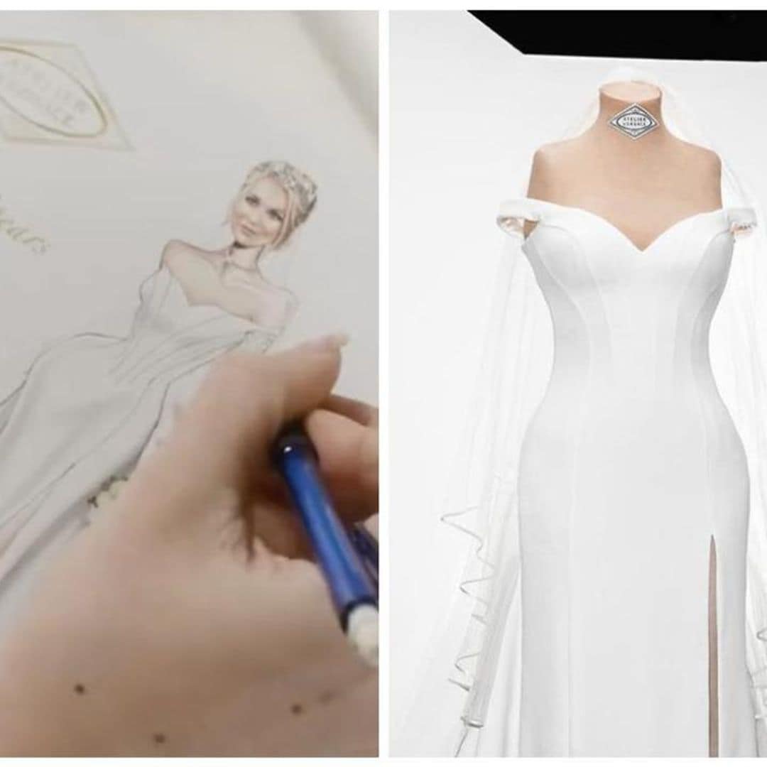 Inside look at Britney Spears’ wedding dress designed by Donatella Versace