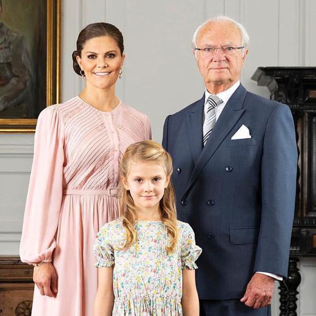 Swedish Royals release new official picture after removing royal status from Madeleine and Carl Philip’s children