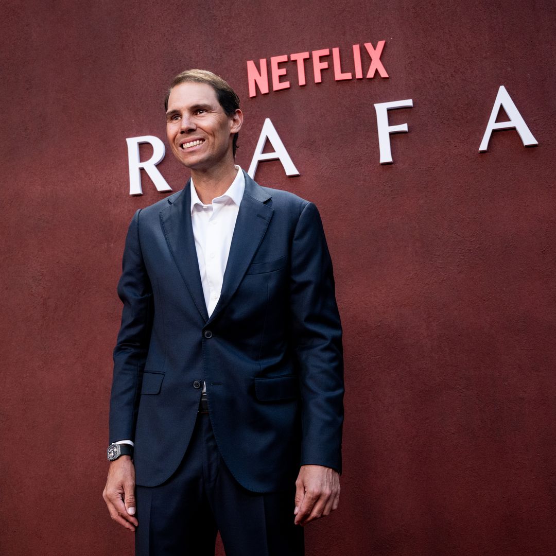 Rafa Nadal is inseparable from his wife, Mery Perelló and son Rafa Jr. at his documentary premiere
