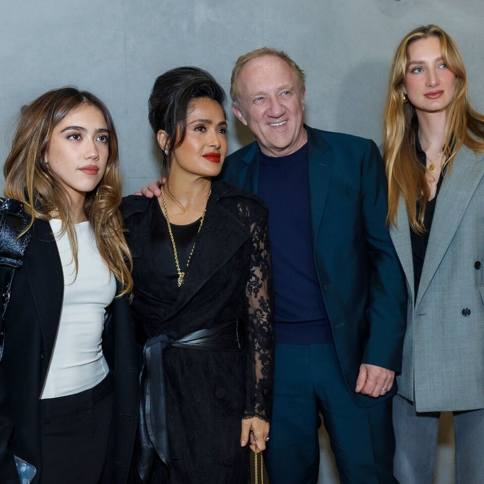 Valentina Paloma Pinault In Salma Hayek Spotted Out With Valentina