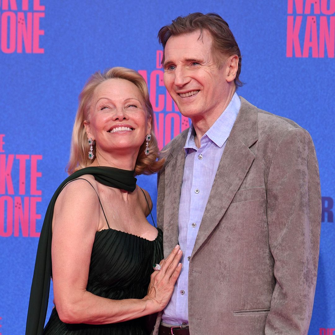Pamela Anderson's romance with Liam Neeson earns his son's stamp of approval
