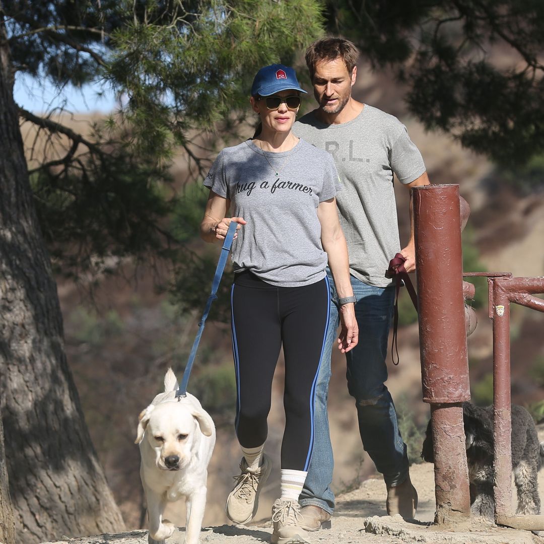 Jennifer Garner and John Miller fuel wedding talk on dog walk