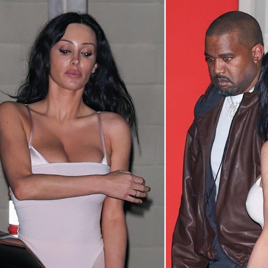 Bianca Censori wears a nude unitard and heels for a date night in LA with Ye