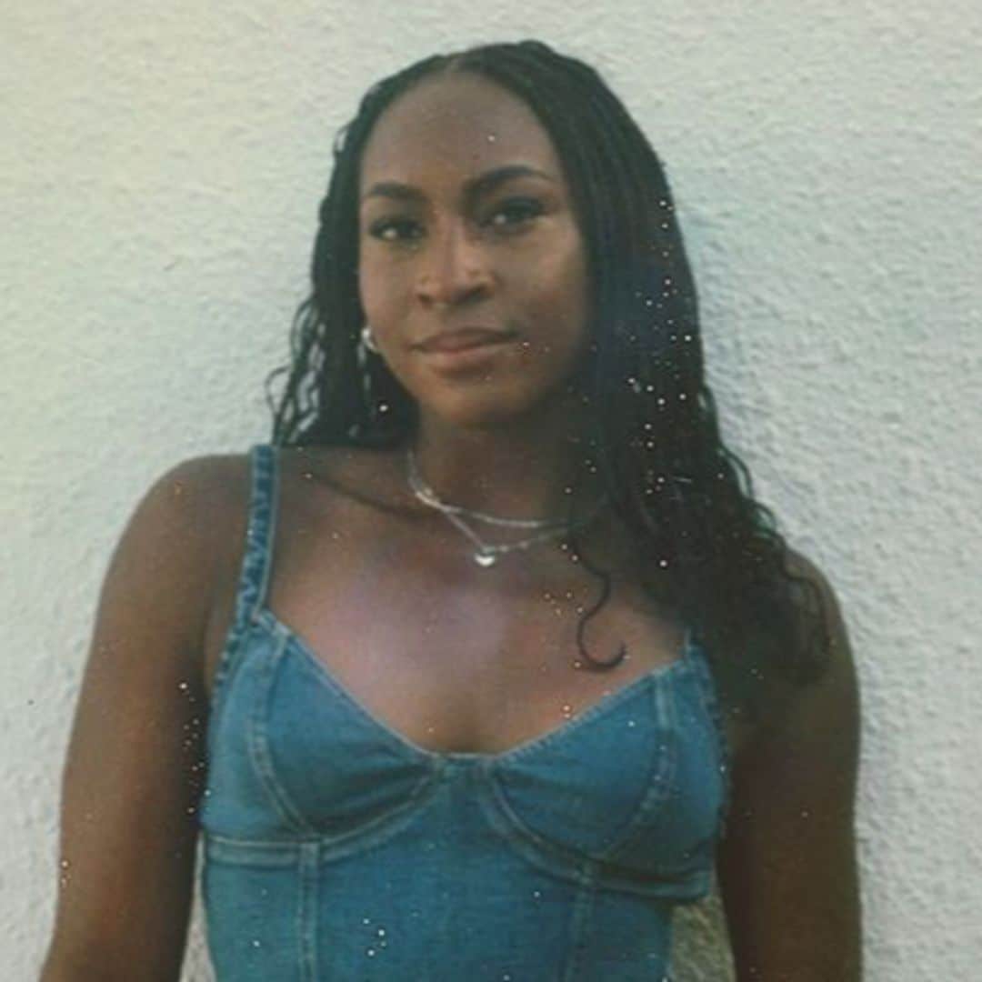 Coco Gauff stuns in denim mini skirt and crop top in latest fashion collaboration