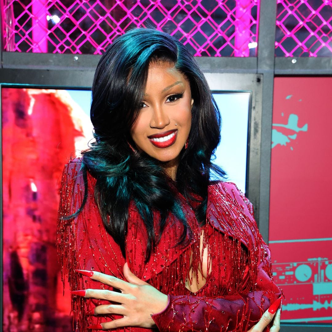 Cardi B wows in plunging black dress at Stefon Diggs’ birthday bash