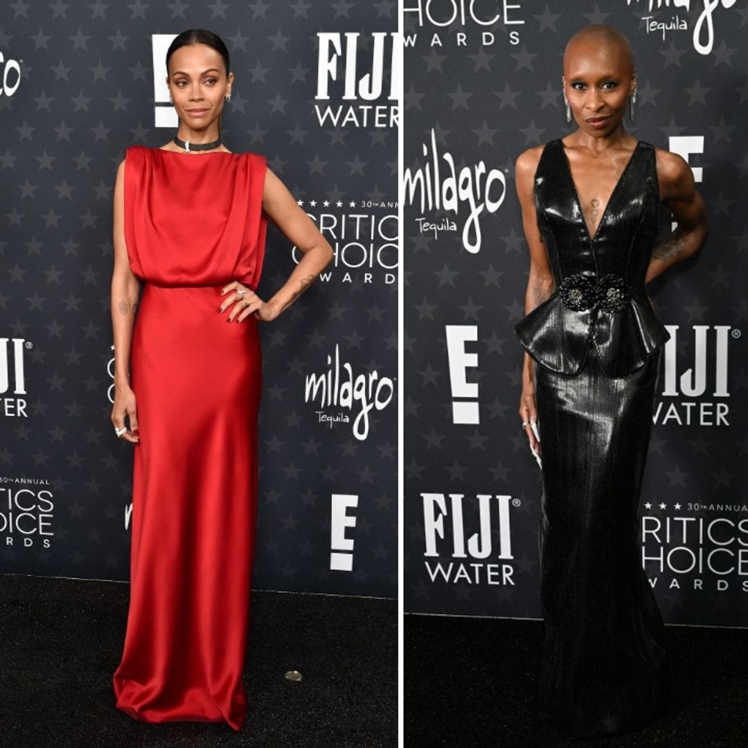 Zoe Saldaña, Cynthia Erivo & Demi Moore’s best looks at the 2025 Critics Choice Awards