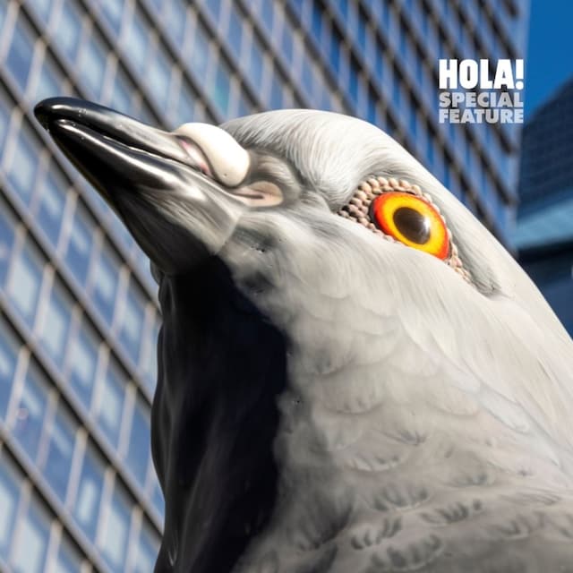 Colombian artist Iván Argote is behind the giant pigeon on NYC’s High Line