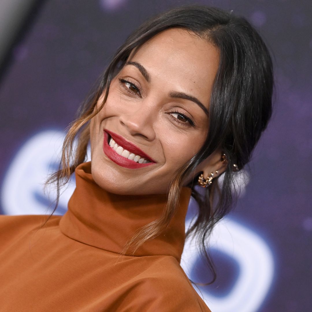 Zoe Saldaña's red carpet moment with her sons was the ultimate cool mom flex