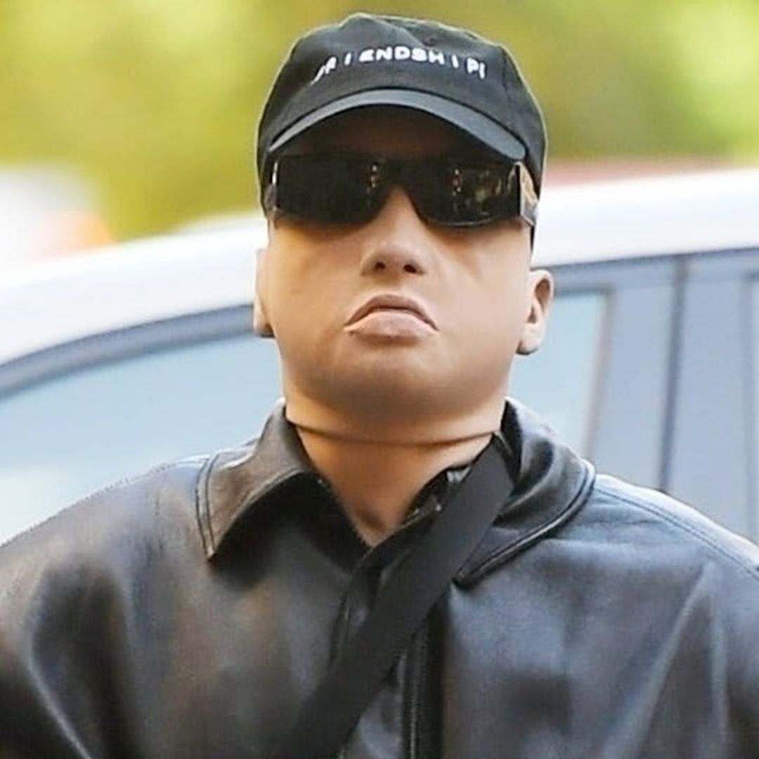 Kanye West continues his streak of weird masks with a new addition