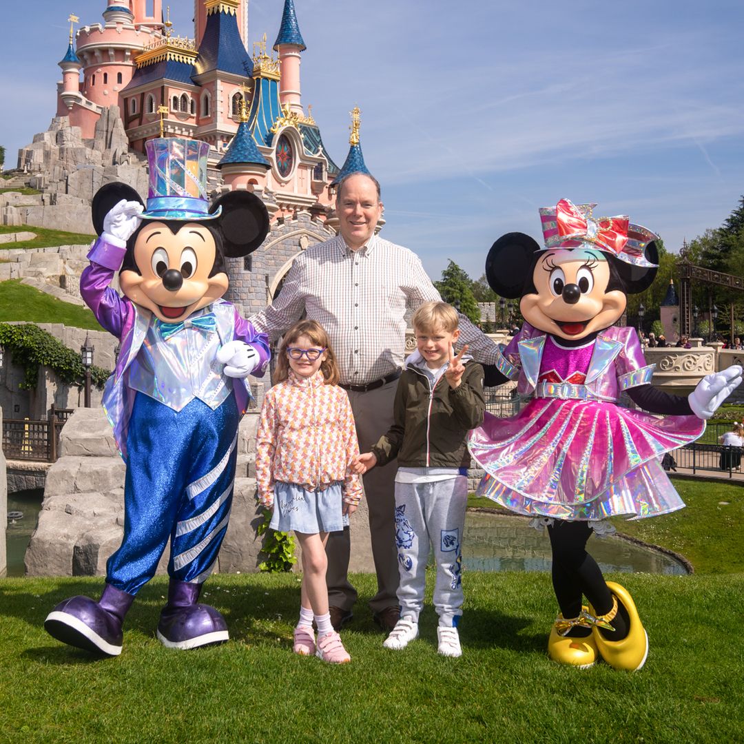 Princess Charlene's twins, Princess Diana, Meghan Markle and more royals pictured at Disney