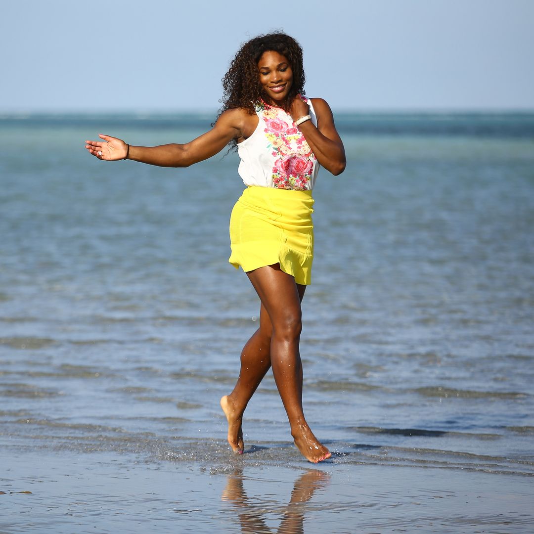 Serena Williams wows in a yellow bikini hours after revealing semaglutide weight-loss journey