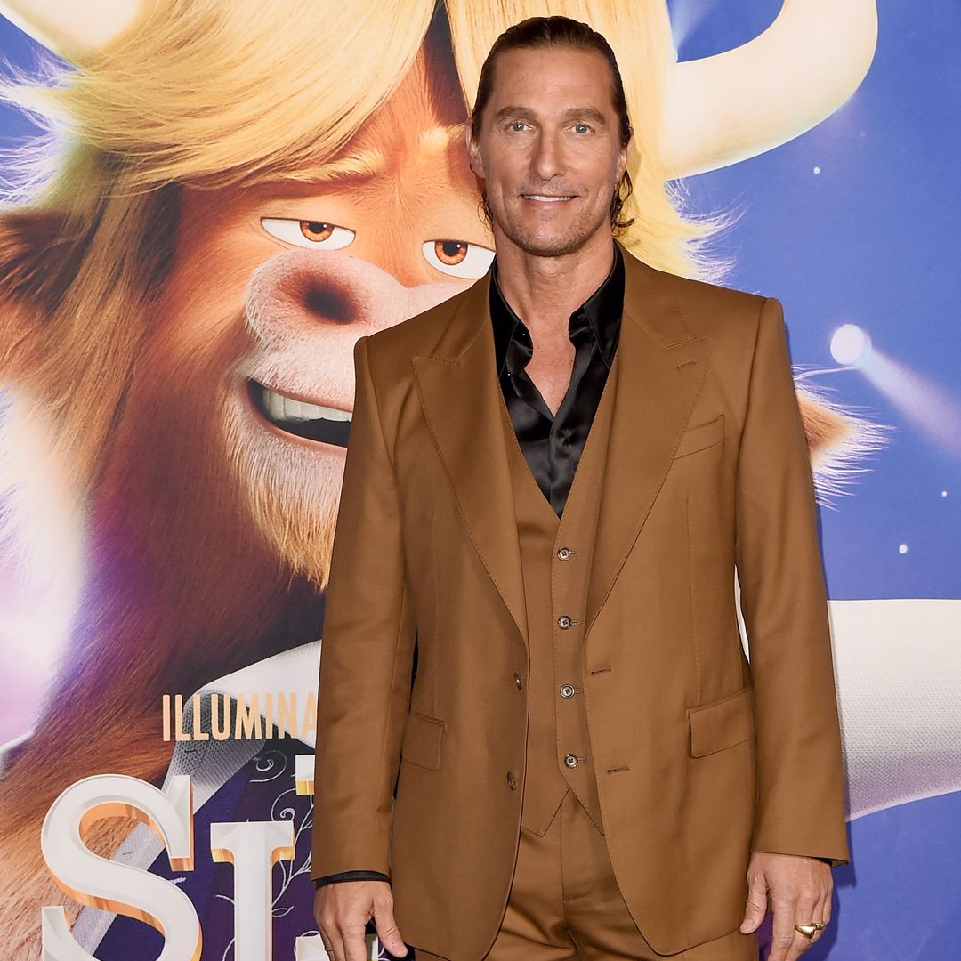 Matthew McConaughey attends the Premiere of Illumination's "Sing 2" on December 12, 2021 in Los Angeles, California