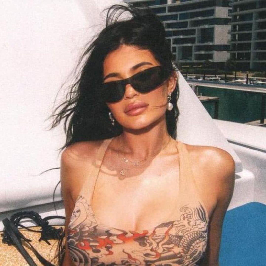 Kylie Jenner claps back at a fan who commented on her lips