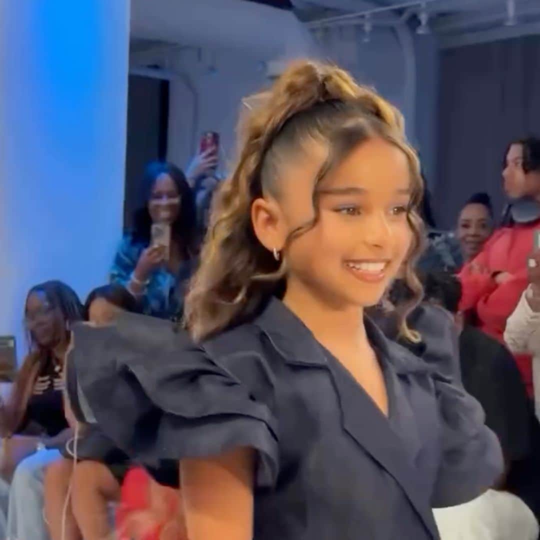 Dream Kardashian proves she's a natural model at NYFW with the support of proud parents Rob Kardashian and Blac Chyna