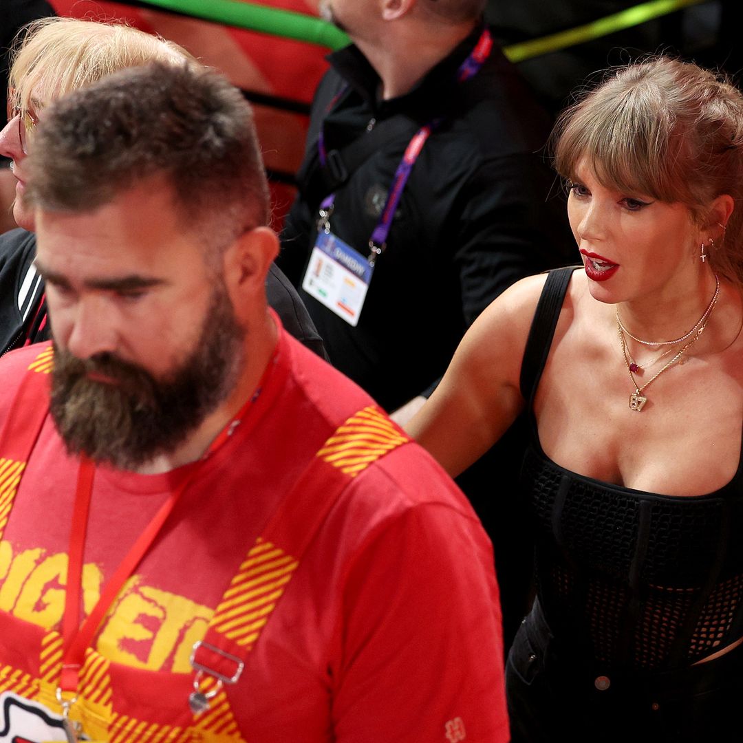 Taylor Swift recalls Jason Kelce having 'moment' before meeting members of British royal family