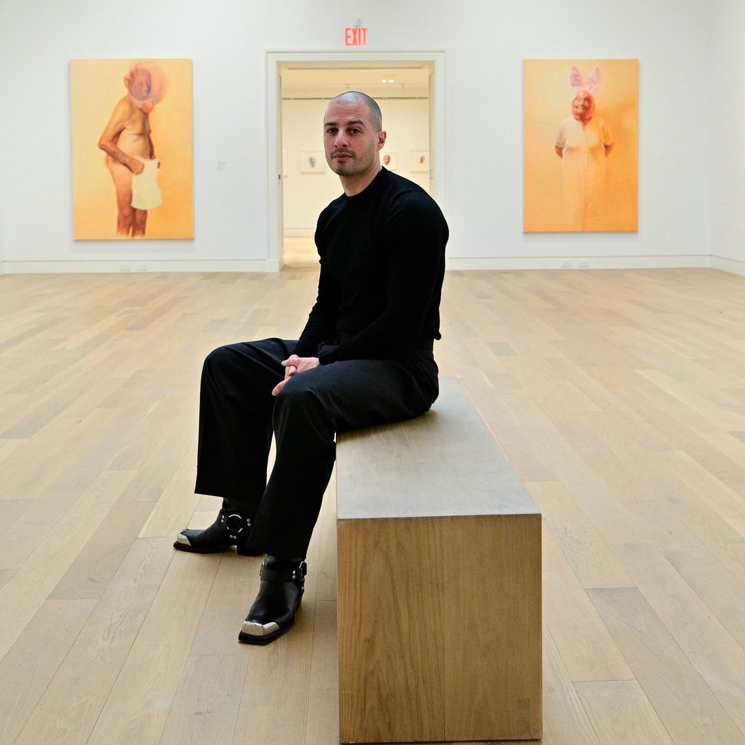 Jason Bard Yarmosky at his 'Time Has Many Faces' Exhibition Opening At Guild Hall Museum in East Hampton, New York