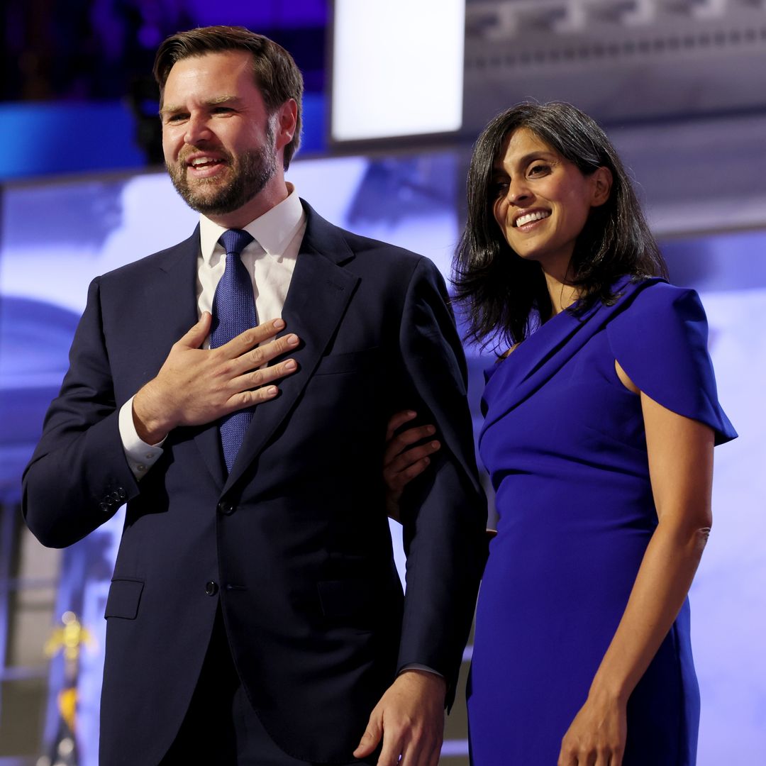 J.D. Vance and his wife Usha Chilukuri Vance