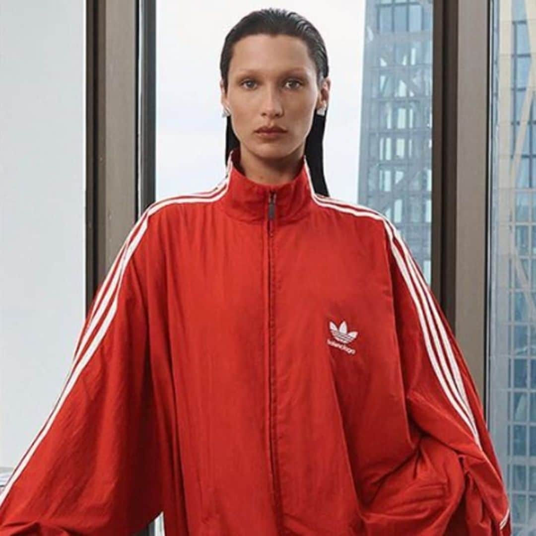 Bella Hadid poses in $6K tracksuit: Check out the new Balenciaga x Adidas collaboration