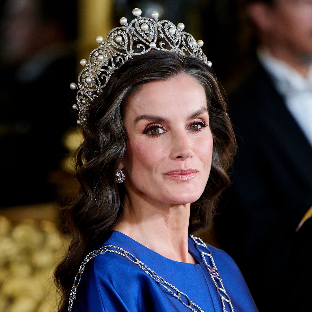 Queen Letizia of Spain hosts a dinner gala for Oman's Sultan His Majesty Haitham Bin Tariq