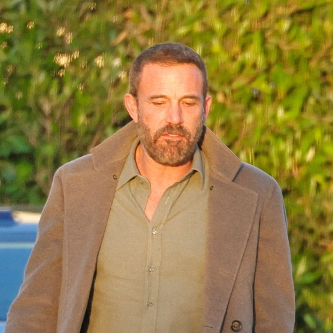 Ben Affleck shares a sweet father-son moment with son Samuel during a low-key Los Angeles walk