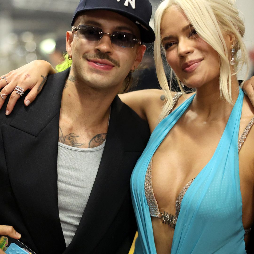 Karol G’s ex Feid cries while singing breakup song before her Coachella performance