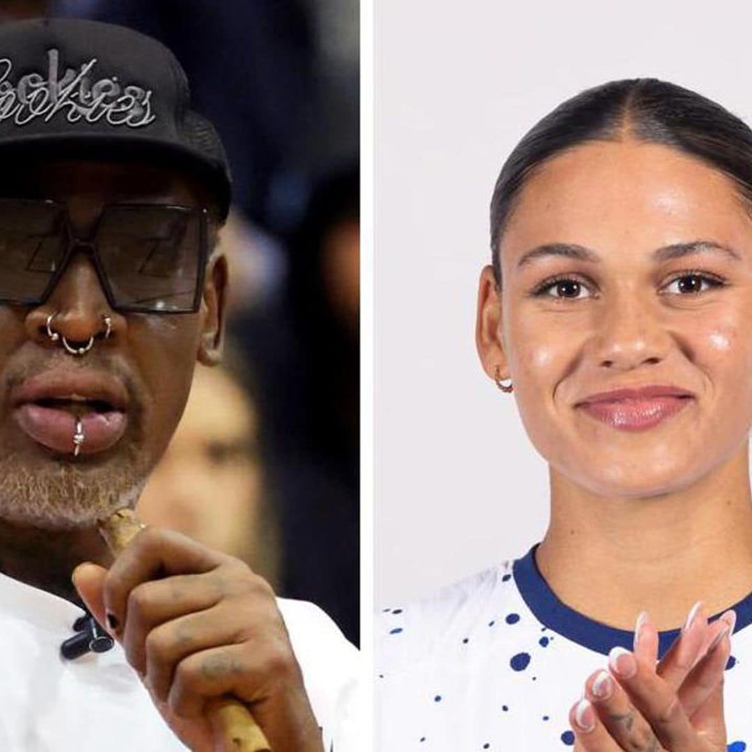 What is Trinity Rodman’s relationship with her father Dennis?