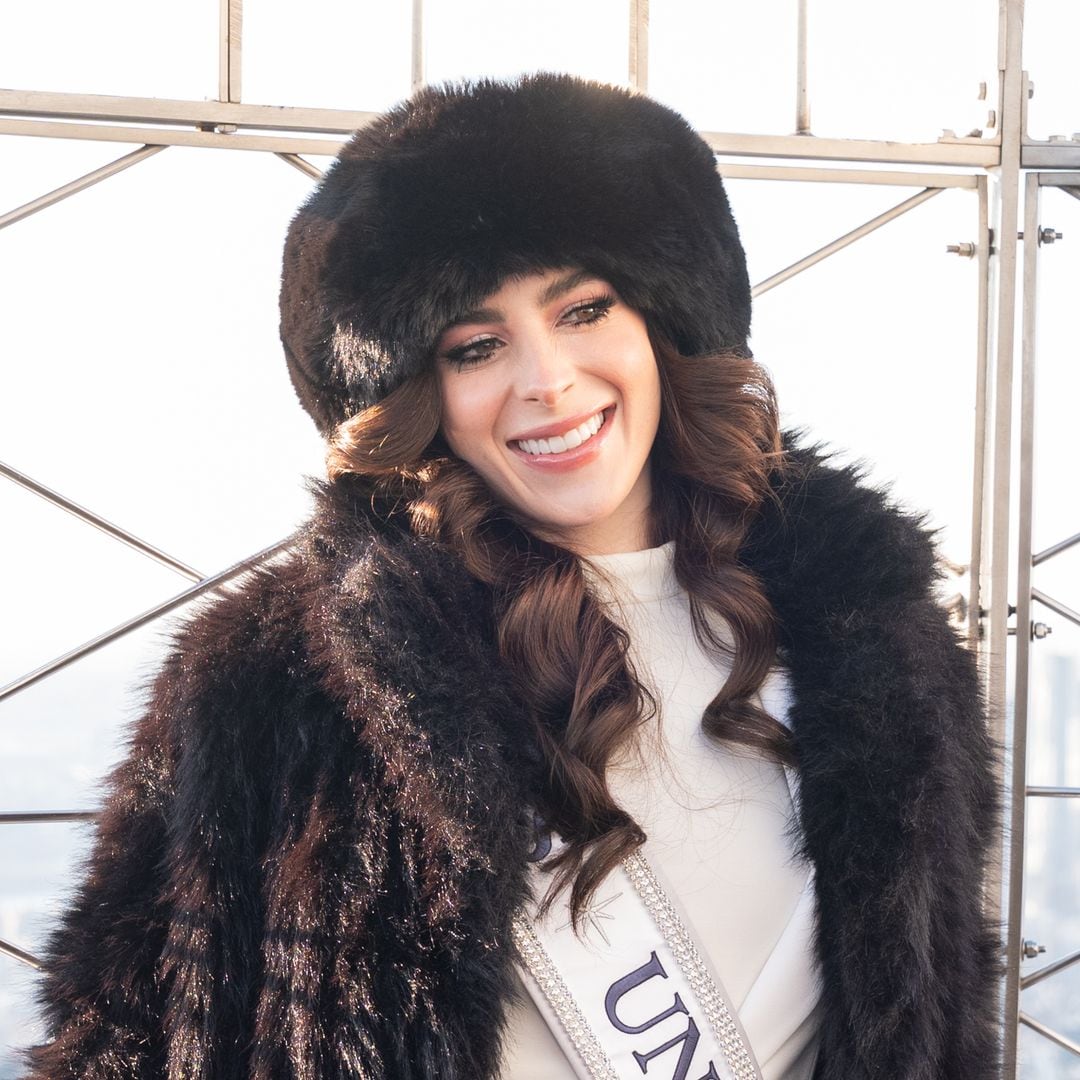 Miss Universe Fátima Bosch shines in chic winter look at the Empire State after breaking silence on 'hurtful' rumors and attacks