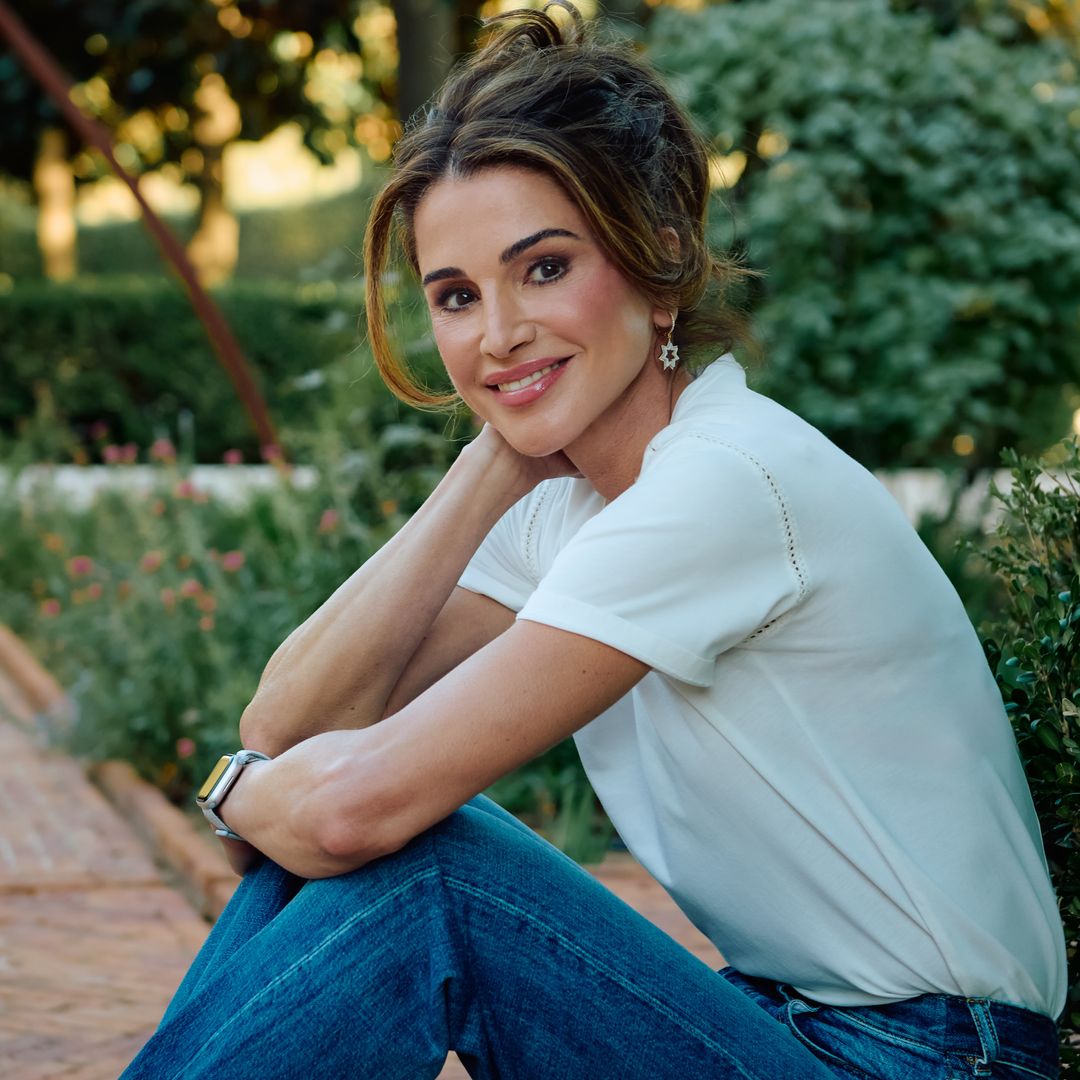 Queen Rania celebrates her 56th birthday with a striking, relaxed new portrait