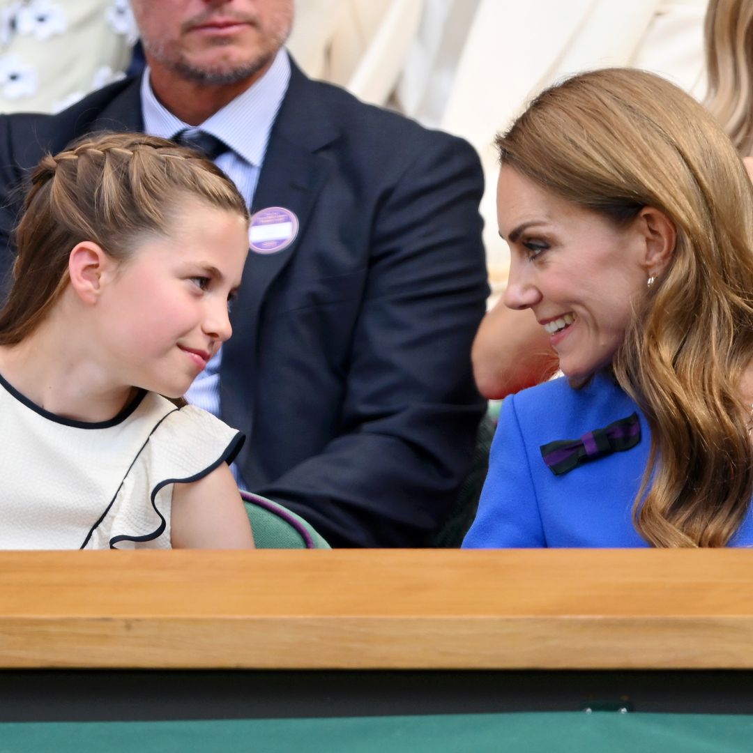 Princess Charlotte wears dress by designer who made mom Kate's wedding gown