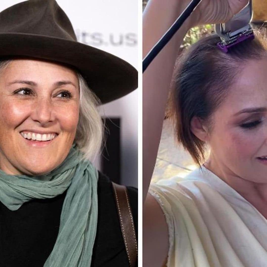 Ricki Lake shares ‘raw’ video shaving her head after struggling with androgenic hair loss